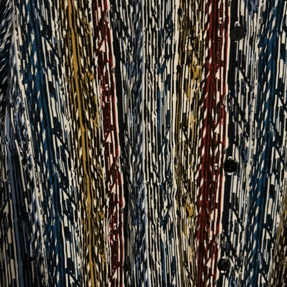 Liverpool Los Angeles Women's Long Sleeve Blouse 3X Arrow Ikat NWT - Picture 2 of 5